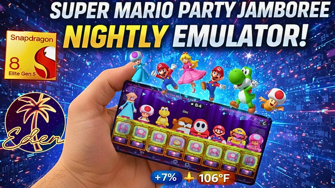 Super Mario Party Jamboree | Eden Emulator | Snapdragon 8 Elite Gen 5