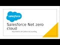 Salesforce Net zero cloud-Foundation of carbon accounting