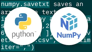 Dump a NumPy array into a csv file