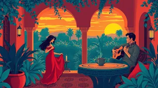 Beautiful Spanish Guitar Arabic Oud Relaxing Flamenco Rumba Fusion For Calm Chill 