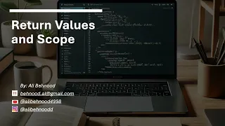 13 Return Values and Scope - Python Crash Course