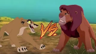 Simba Vs Zira Симба Vs Зира 
