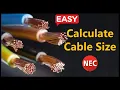 How to Calculate Cable Size Cable Size Calculation Step-by-Step