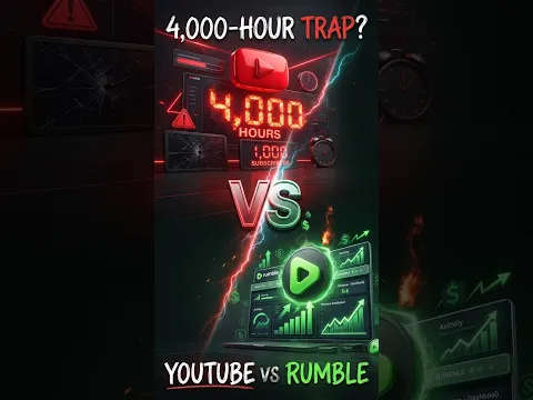 YouTube vs Rumble Monetization: The 4,000-Hour Trap EXPOSED!