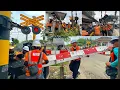 SWITCH OVER! Proses Bongkar Palang Pintu LEN + ALTPRO Perlintasan KA Tambun Bekasi, Jawa Barat