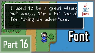 Custom Font - How to Make a 2D Game in Java