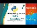 Python String Magic From old formatting to f string DDP-14 Tamil