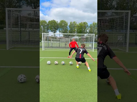 IMPOSSIBLE 6 BALL GOAL CHALLENGE!!