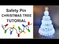 How to Make a Safety Pin Christmas Tree Tutorial Holiday Crafts