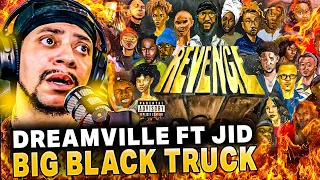 they fire fr dreamville ft jid big black truck live reaction 
