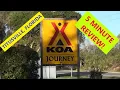 Titusville KOA - 5 Minute