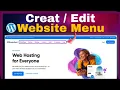 How to Create Menu in WordPress or Edit Menu Step-by-Step Guide for Beginners