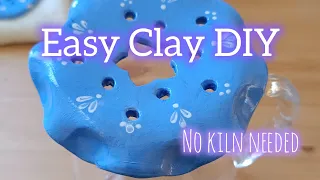 DIY Air Dry Clay Flower Frogs for Spring Flowers