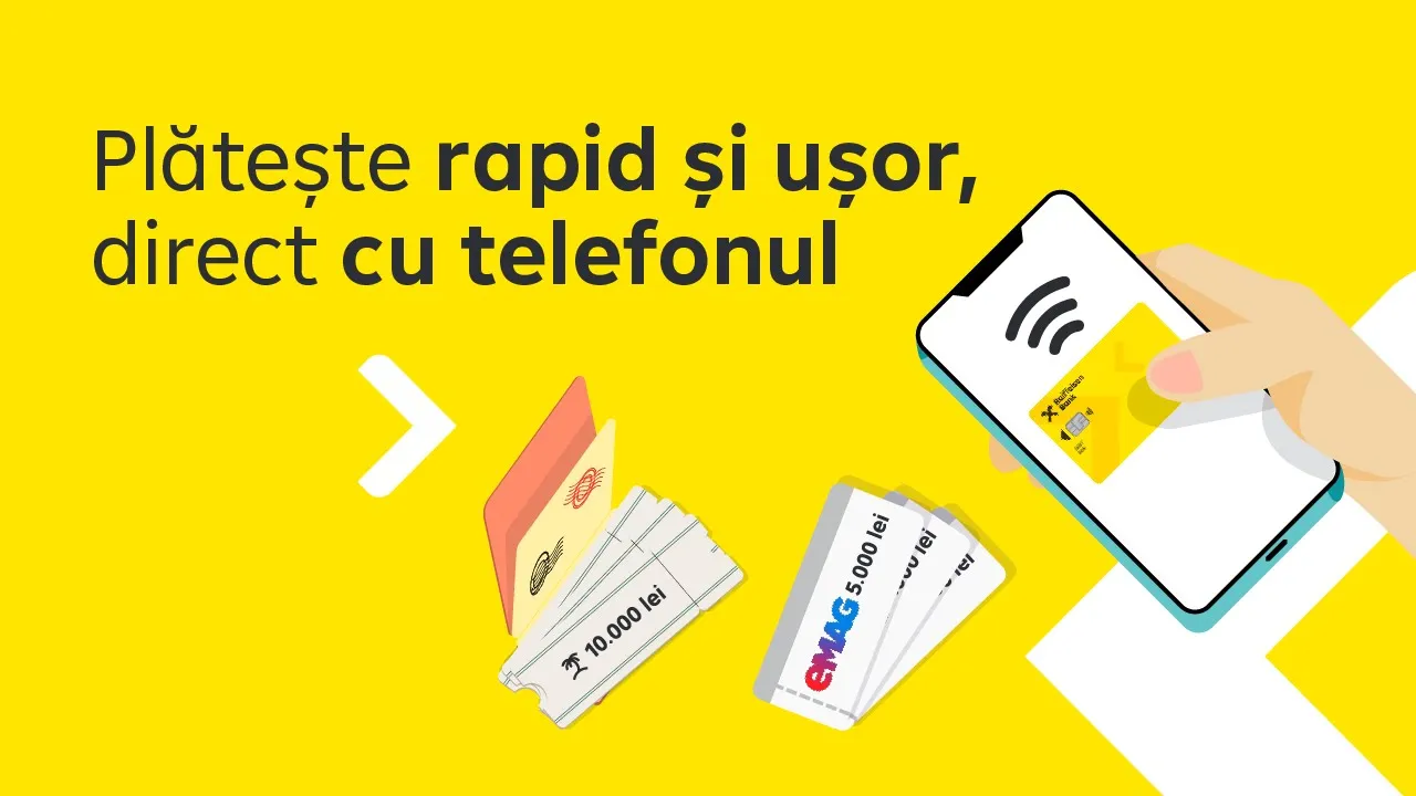 Raiffeisen Bank Romania — Raiffeisen Bank — Plătește rapid și ușor cu telefonul (YouTube video ad)