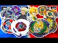 ALL BEYS vs ALL FAFNIR BEYS Khrome VS Free CROSSGEN BEYBLADE X vs BURST