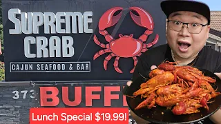 All You Can Eat Cajun Seafood Buffet For Just 19 99 Supreme Crab Buffet
