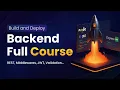 Backend Complete Course NodeJS ExpressJS JWT PostgreSQL Prisma