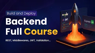 Backend Complete Course NodeJS ExpressJS JWT PostgreSQL Prisma