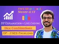 CSES DP Problemset Dice Combinations DP Approach Implementations Live Coding
