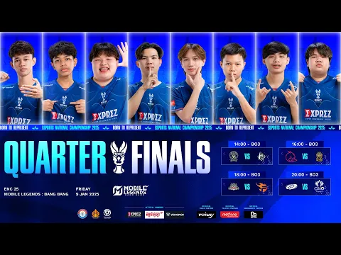 Video Thumbnail: Esports National Championship 2025 | Playoff Day1 | MLBB