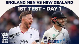 16 wickets fall on day 1 highlights england v new zealand rothesay test 2026