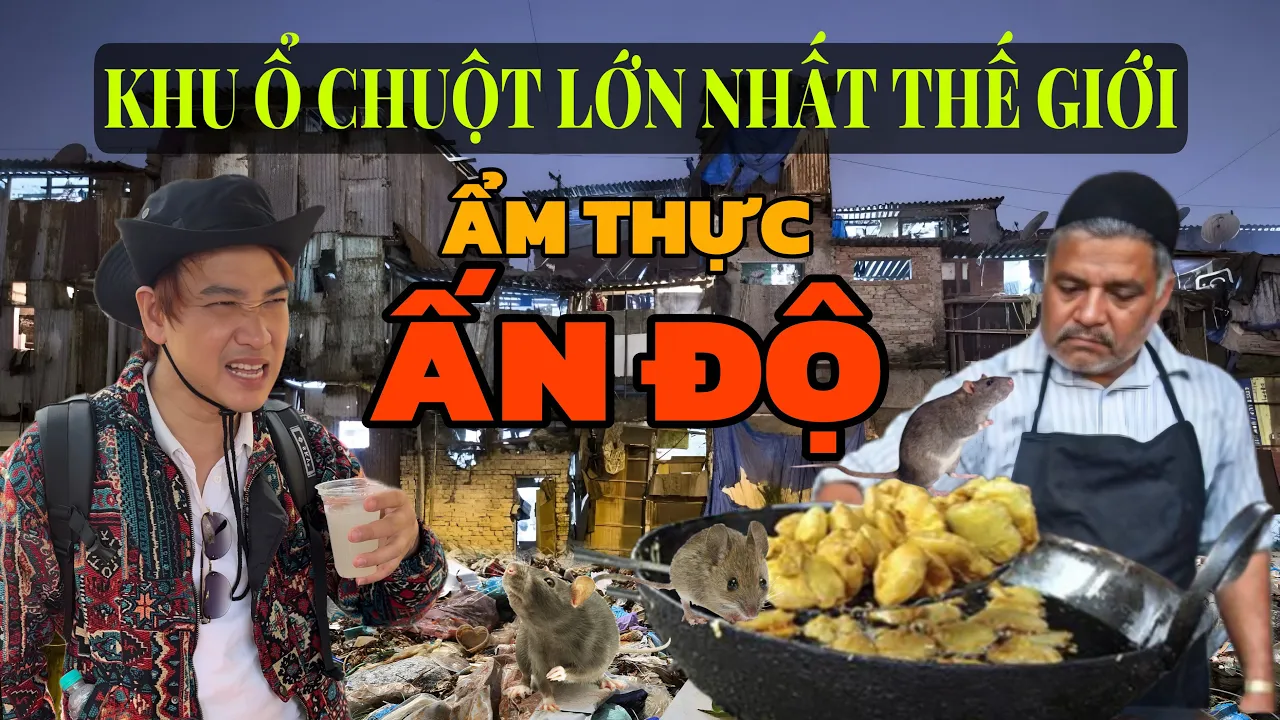 KHU Ổ CHUỘT LỚN NHẤT THẾ GIỚI CÓ GÌ ? KHÁM PHÁ ẨM THỰC ĐƯỜNG PHỐ ẤN ĐỘ . MUMBAI SLUM