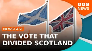 Old Newscast The Scottish independence referendum BBC Newscast