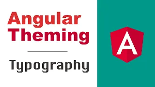 Angular Material Typography - how to configure Advanced 2020