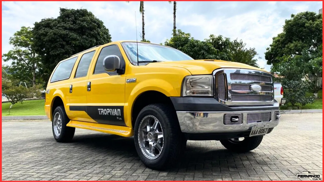 FORD F250 DIESEL CUMMINS 4X4 *TROPIVAN FEITA PELA TROPICAL CABINES* UM MONSTRO DE BRUTA