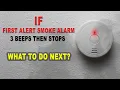 First Alert Smoke Alarm 3 Beeps Then Stops How To Fix It