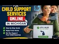 How to apply for child support services online in Michigan