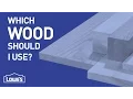 Which Wood Should I Use DIY Basics