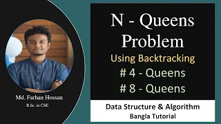 N-Queens Problem Backtracking Data Structure Algorithm Bangla Tutorial