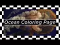 SpeedDRAW Ocean Coloring Page