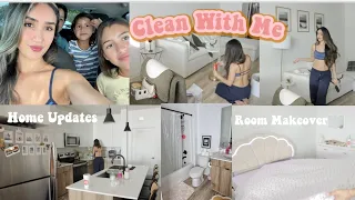 CLEAN WITH ME | New Furniture, Home Updates & Getting Organized 🫧🩷