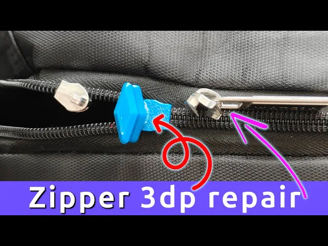 Zipper slider repair video thumbnail