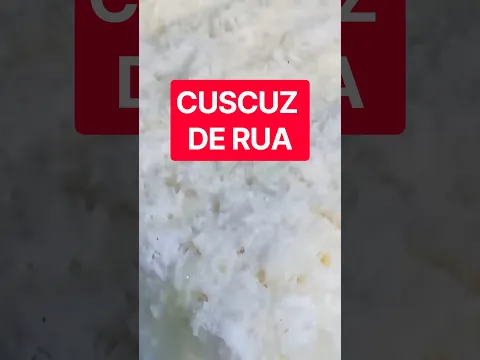 O verdadeiro cuscuz de rua #receita #receitafacies #cuscuz