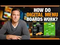 How Do Digital Menu Boards Work