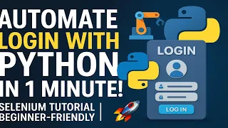 Automate Website Login with Python Selenium in Just 1 Minute Beginner-Friendly Tutorial