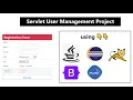 Advanced java Project User Management Project using eclipse mysql tomcat bootstrap