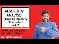 1 12 Calculating Time Complexity of Examples part-2 Running Time Algorithm Analysis