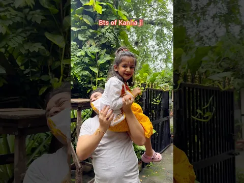 Raanya ka Krishna ji banke BTS 😂😇 #comedyshorts #raanya #trendingshorts