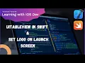 UITableView in Swift 5 Set logo on launch screen Xcode14