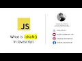 What is isNaN and how to use it in javascript