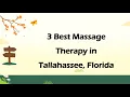 3 Best Massage Therapy in Tallahassee Florida Massage Studios