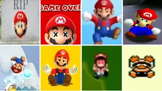 Evolution Of MARIO DEATH ANIMATION EVER Game Over Screens 1981 2022 