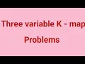 Three variable K - map expression using boolean algebra STLD