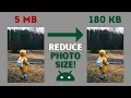 How to Reduce Photo Size on Android MB to KB