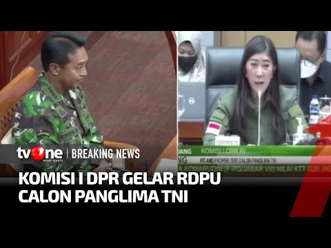 Jenderal Andika Perkasa Paparkan Visi & Misi di Rapat Dengar Pendapat Umum