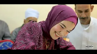 العريس ما صدق كتب الكتاب ومش مبطل احضان بعد ماكتبو الكتاب   ودموع اخت العروسة بعد كتب الكتاب      دندنها